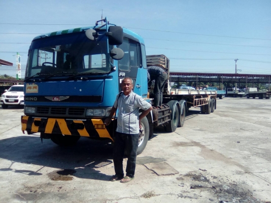 10 ล้อหัวลาก HINO พร้อมหางพื้นเรียบ รุ่น ZM500 เครื่องนิสสัน 6 สูบ 250 แรง