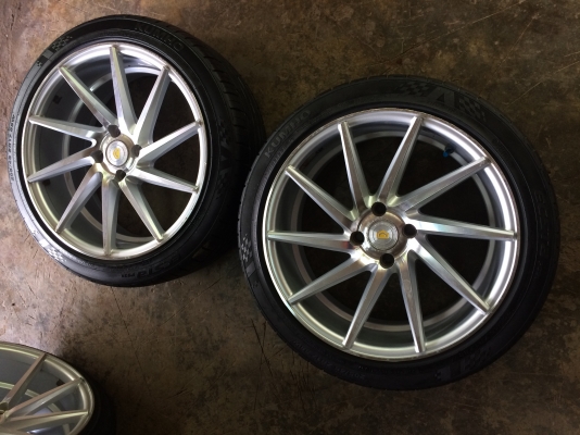 ขายล้อ17 4/100 พร้อมยางปี1017ครับ