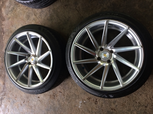 ขายล้อ17 4/100 พร้อมยางปี1017ครับ