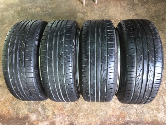 ขายล้อ17 4/100 พร้อมยางปี1017ครับ