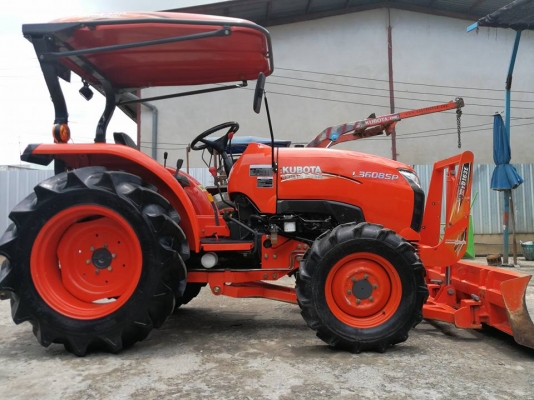 คูโบต้า L3608SP 4 WD  รถเกรด A ใบมีดตราช้าง ผานหลังช้าง  ทำงาน 280 ชั่วโมง