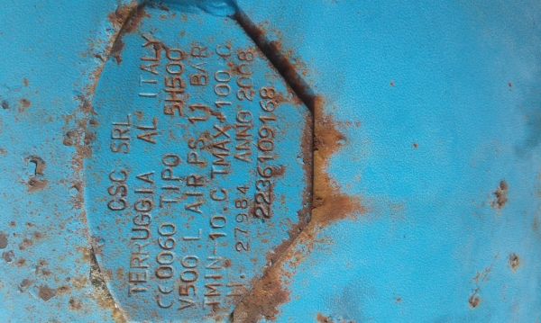 ขายปั้มลม 500 ลิตร abac  อิตารี