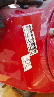 ** SOLD ** รถตัดพื้นถนนคอนกรีต BANGAI CCH-400 / HONDA GX 270 / 16" สภาพ 97\% เหมือนใหม่ใช้ครั้งเดียวติ้กเกอร์ครบทุกจุด!!