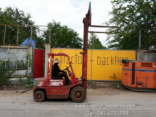 ขาย รถยก โฟล์คลิฟต์ เก่าญี่ปุ่น ขนาด 2 ตัน NISSAN ดีเซล เสาสูง 4 เมตร งายาง 1.5 ม เพียง 88,000 บาท