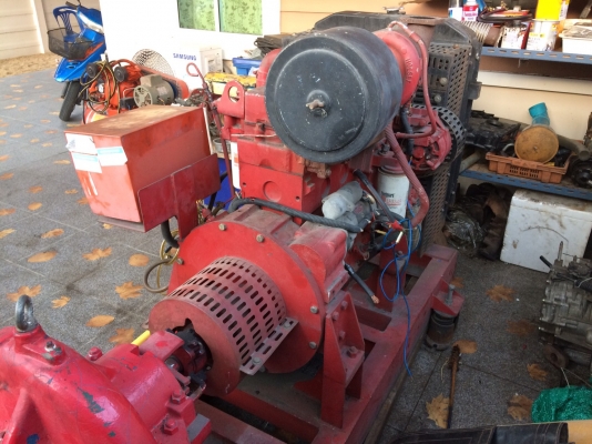 เครื่องปั้มน้ำแรงดัน CUMMINS 4BT