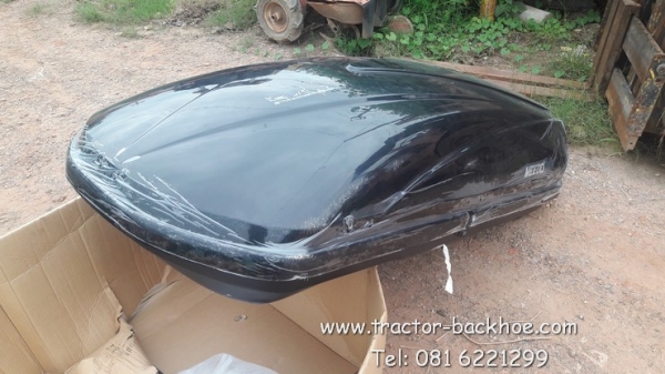 มาแล้วๆ มาตัวเดียวด้วย ขายถูกมาก กล่องเก็บของติดหลังคารถ ขนาด 175 x 81.5 x 46cm/0.66cbm ของใหม่ นำเข