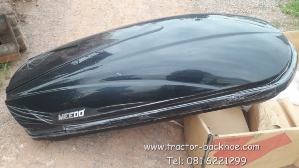 มาแล้วๆ มาตัวเดียวด้วย ขายถูกมาก กล่องเก็บของติดหลังคารถ ขนาด 175 x 81.5 x 46cm/0.66cbm ของใหม่ นำเข