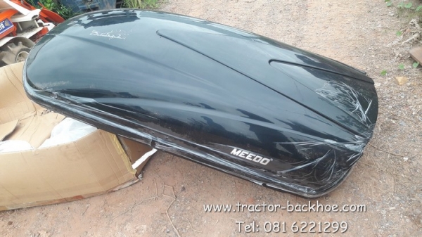 มาแล้วๆ มาตัวเดียวด้วย ขายถูกมาก กล่องเก็บของติดหลังคารถ ขนาด 175 x 81.5 x 46cm/0.66cbm ของใหม่ นำเข