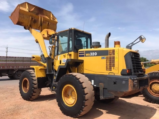 ขายรถตักล้อยาง KOMATSU WA320-6 ปี 2013 รถนอกนำเข้าจากญี่ปุ่น สภาพสวยพร้อมใช้ มีVDOการทำงานครับ