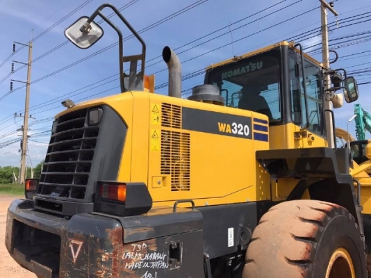 ขายรถตักล้อยาง KOMATSU WA320-6 ปี 2013 รถนอกนำเข้าจากญี่ปุ่น สภาพสวยพร้อมใช้ มีVDOการทำงานครับ