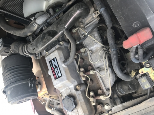 ขายรถโฟล์คลิฟท์มือสองสภาพดีเยี่ยม TOYOTA รุ่น 7FD25 เครื่องดีเซล เบาะยางสภาพสวย สามารถสไลด์งาออโต้ !! นำเข้าเองจากประเทศญี่ปุ่น 100\% ไม่เคยผ่านการใช้งานในไทยเลย