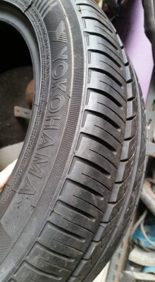 Yogohama มี1เส้น 195-55R15 ยางป้ายแดง ยางปลายปี16