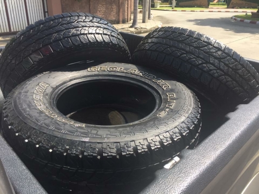 ยาง All Yokohama 265 70 16 ปลายปี15 มี3เส้น ดอกเต็ม ใช้ยาว