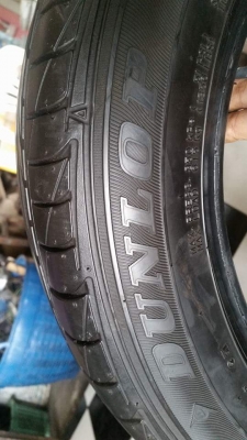 Dunlop มี1เส้น 205-55R16 ยางดอกป้ายแดงปี15