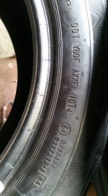 Continental มี2เส้น 205-55R16 ยางดอกเต็ม Continental มี2เส้น 205-55R16 ยางดอกเต็ม