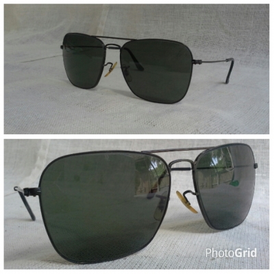 แว่นตาอเมริกันวินเทจ  &#039;ราชสีห์ดำ&#039;  กองเกวียนคาราวานยุค &#039;70s  Vintage B&amp;L RAY-BAN CARAVAN USA  ตัวแท้! จริงใจ-ไม่จิงโจ้!
