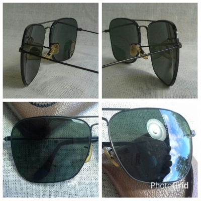แว่นตาอเมริกันวินเทจ  &#039;ราชสีห์ดำ&#039;  กองเกวียนคาราวานยุค &#039;70s  Vintage B&amp;L RAY-BAN CARAVAN USA  ตัวแท้! จริงใจ-ไม่จิงโจ้!