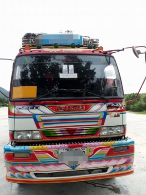 ขายรถสิบล้อ Isuzu Deca 320 ปี51 ดั้มเนียมคอกเกษตรอู่CT พ่วงแม่ลูก ใส่ของได้ 31ตัน รถสวยพร้อมใช้