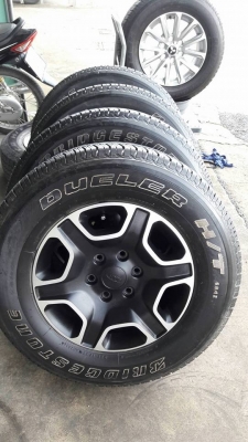 ขายล้อแม็ก ranger 17"&times;8"  ยางปี16  สนใจติดต่อร้าน ก.เจริญการยางครับ 081-3747940