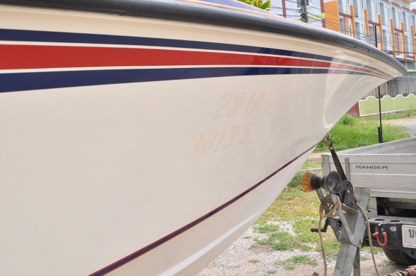 ขายเรือยอร์ช ...... Fountain เป็นเรือความเร็วสูง  ........... 33 ฟุต ( เรือนอก )