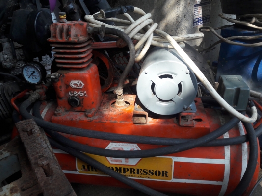 ขาย !! ปั้มลม.ขนาด1/4แรง.ยี่ห้อCY.พร้อมใช้งาน