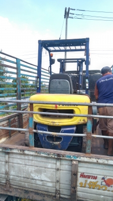 รถฟอร์คลิฟต์ KOMATSU FD20-12 ยก 2 ตัน ยกสูง 3 เมตร ล้อหน้าคู่ สภาพพร้อมใช้งาน