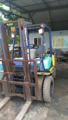 รถฟอร์คลิฟต์ KOMATSU FD20-12 ยก 2 ตัน ยกสูง 3 เมตร ล้อหน้าคู่ สภาพพร้อมใช้งาน
