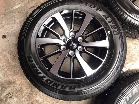 ล้อแม็กพร้อมยางใหม่ป้ายแดง Mitsu Pajero Sport 265-60-18 ปี17