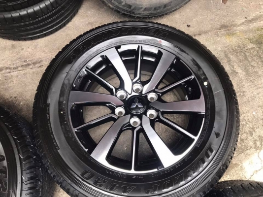 ล้อแม็กพร้อมยางใหม่ป้ายแดง Mitsu Pajero Sport 265-60-18 ปี17