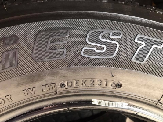 ยาง 245-70-16 ปี 16 Bridgestone