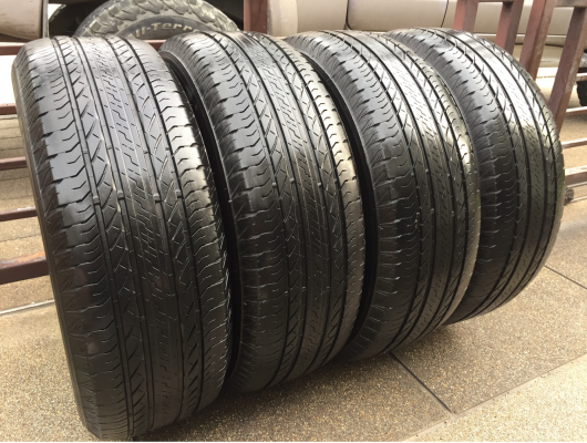 ยาง Bridgestone 245 65 17 ปี16 ดอกเต็ม ไม่มีปะ ใช้ยาว ราคาไม่แพง