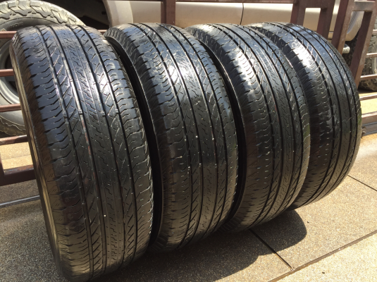 ยาง Bridgestone 245 65 17 ปี16 ดอกเต็ม ไม่มีปะ ใช้ยาว ราคาไม่แพง