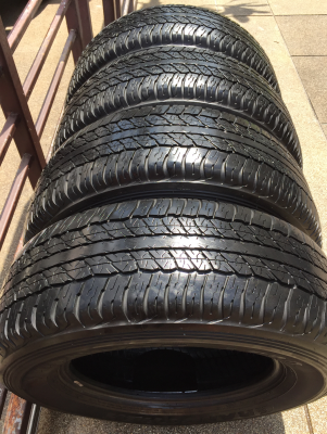 ยาง Dunlop 265 65 17 กลางปี16 ดอกเต็ม ไม่มีปะ ใช้ยาว ราคาไม่แพง