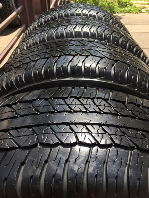 ยาง Dunlop 265 65 17 กลางปี16 ดอกเต็ม ไม่มีปะ ใช้ยาว ราคาไม่แพง