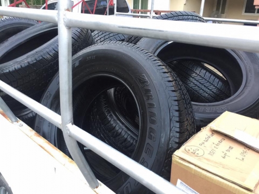 ยาง Bridgestone 265 60 18 ปี16 ดอกเต็ม ไม่มีปะ ใช้ยาว ราคาไม่แพง