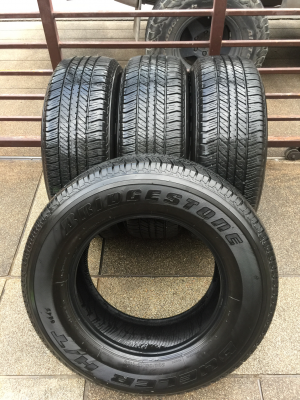 ยาง Bridgestone 265 65 17 ปี15 ดอกเต็ม ไม่มีปะ ใช้ยาว ราคาไม่แพง