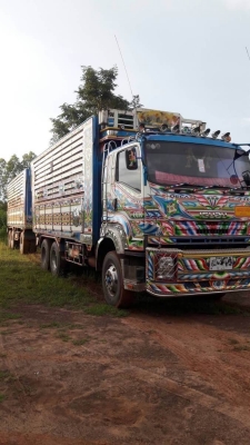 ขายด่วน 2,350,000 บาท รถพ่วง ISUZU 360 ปี.55 แม่-ลูก 22 ล้อ กระบะเนียมคอกเกษตรไม่ดั้ม รถสวย ยางสะภาพ