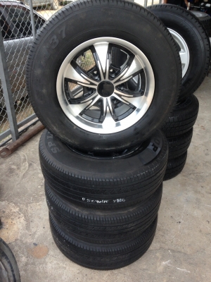 แม็ก JRD ขอบ15 พร้อมยางใหม่ๆ