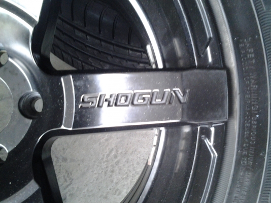 SHOGUN ขอบ17 5รู114 พร้อมยาง ล้อเก่าเทิร์นได้ ส่งทั่วไทย