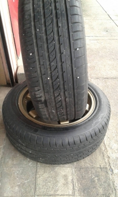 ขายล้อแม็กพร้อมยาง TE37 ขอบ 17 ยางปี 16 ขอบ 215/55/ZR 17 ยี่ห้อ WANLI ยางปี 16 (มีแค่ 2 วง) ล้อแม็กไม่คต ไม่ดุ้ง ยางเปลี่ยนมาใหม่ ใส่ใช้ไม่นาน ไม่ปะ ไม่บวม