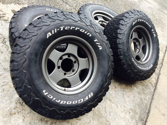 มือ2 BF KO2 31 10.5 r15 ปี16 + Bredley 15 x8 ET-0 สวยๆ มือ2 BF KO2 31 10.5 r15 ปี16 + Bredley 15 x8 ET-0 สวยๆ