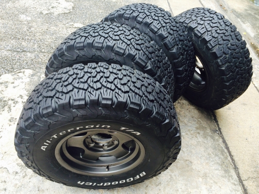 มือ2 BF KO2 31 10.5 r15 ปี16 + Bredley 15 x8 ET-0 สวยๆ มือ2 BF KO2 31 10.5 r15 ปี16 + Bredley 15 x8 ET-0 สวยๆ