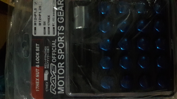 น๊อตล้อ RAYS แบบ 20 ตัว มีทุกสี
