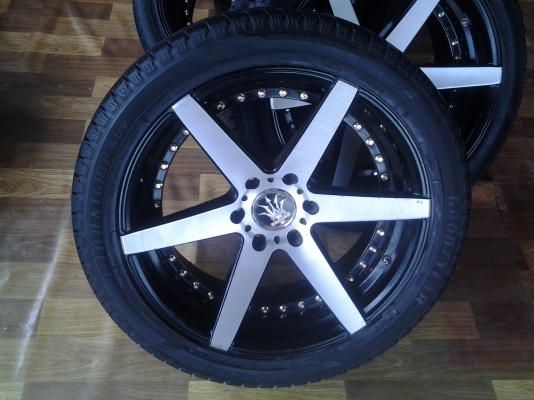 แม็ก NAYA ขอบ20 6รู139 พร้อมยางใหม่ๆ ล้อเก่าเทิร์นได้ ส่งทั่วไทย