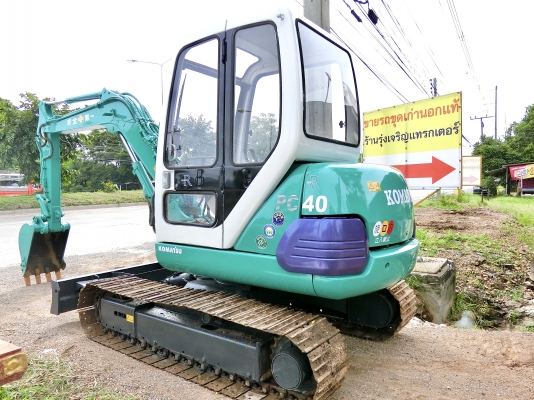 KOMATSU 40-7E ขนาดPC-40 รถเก่านอกมีเอกสารอินวอย<มีVDOให้ชม>☎️ติดต่อ 085-5632278 <ราคาต่อรองได้>