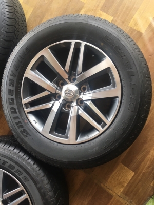 ล้อ FORTUNER 18 พร้อมยางถอดป้ายแดง ชุดที่2