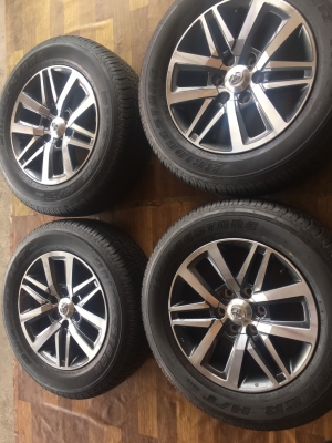 ล้อ FORTUNER 18 พร้อมยางถอดป้ายแดง ชุดที่2