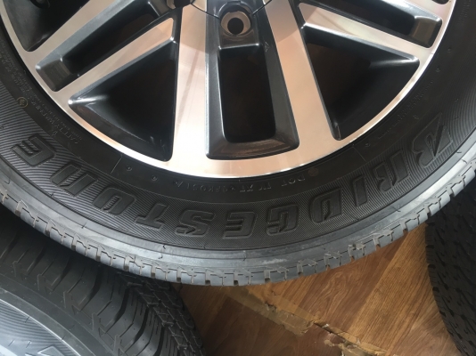 ล้อ FORTUNER 18 พร้อมยางถอดป้ายแดง ชุดที่2