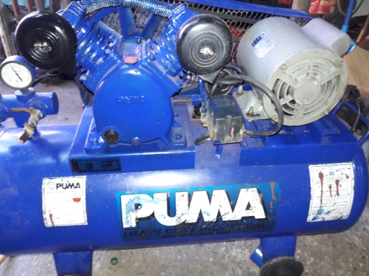 ขาย !! ปั้มลม.PUMA.ขนาด1/2แรง.64ลิตร.มอเตอร์โตชิบ้า2สาย