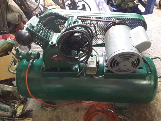 ขาย !! ปั้มลม.SWON.ขนาด1แรง.220v.มอเตอร์มิตซู.พร้อมใช้งาน